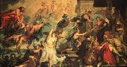 RUBENS, Pieter Pauwel, The Apotheosis of Henry IV and the Proclamation of the Regency of Marie de Medicis on May